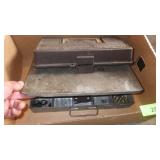 TWO METAL PARTS BIN W/ ASST PARTS (NAILS, SCREWS,>