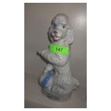 1970 JIM BEAM PENNY THE POODLE WHISKEY DECANTER>>>