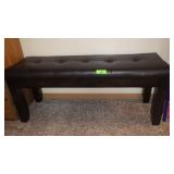 VYNIL PADDED BENCH  48 x 15 x 20