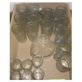 VINTAGE GLASSES & MUGS, HEART SHAPED DISH