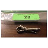 VINTAGE MECHANICAL 'FIST' CLIP