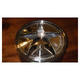 STAINLESS STEEL TEXAS STAR ASHTRAY