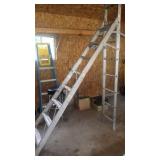 SEARS 8FT ALUMINUM LADDER