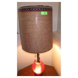 MID CENTURY MODERN LAMP (BASE LIGHTS UP ALSO) >>>
