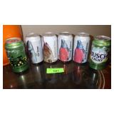 UNOPENED COLLECTIBLE BUSCH BEER CANS