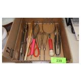 WHISKS, MASHER, TONGS, ETC