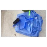 TARP, DUSTPAN & BRUSH