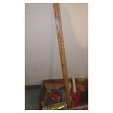 PAINT ROLLERS, STEEL WOOL, SANDING BLOCK, BRUSH