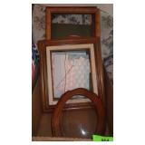 ASST. FRAMES, MATTING & PRESS ON BACKING