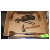 VINTAGE NAIL PULLER?, AMERICAN BOY WOOD PLANE, >>>
