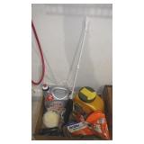 BUG KILLER (1/2?), PREEN (1/4?), BUNGEES, BRUSH, >