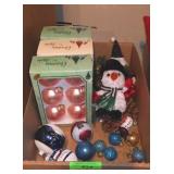 CHRISTMAS ORNAMENTS (SOME HAND PAINTED), ASST>>>>