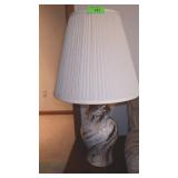 CERAMIC LAMP 29" TO FINNIAL TOP