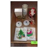 1989 WW SANTA, CAPIZ SHELL CHRISTMAS SUNCATCHER>>