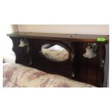 VTG LIGHTED QUEEN HEADBOARD 63" **BRING HELP**
