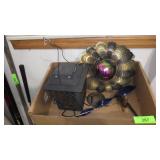 CAST IRON PLANT HOOK, YARD ART SPINNERS, BIRD >>>>