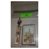 VTG DISNEYLAND CAN & BOTTLE OPENER, PLAYING CARDS