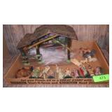 VINTAGE CRECHE & NATIVITY PIECES