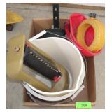SPRINKLERS, BUCKETS, HOSE HOLDER / RACK, EARTHWAY>