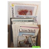 ASST CROSS STITCH MAGAZINES, CROSS STITCH KIT,>>>
