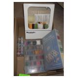EMBROIDERY FLOSS IN ORGANIZERS, 3D PAINT, &>>>>