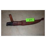 NORMARK FILET KNIFE W/ LEATHER SHEATH