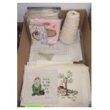 ASST CROSS STITCH FABRIC, ASST CROSS STITCHES,>>>>