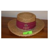 FIRETHORN STRAW HAT NO SIZE
