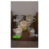 ASST WATERING CAN PLANTERS & PITCHERS