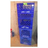4 LAKE TO LAKE MILK CRATES