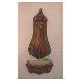 CERAMIC TWO-PIECE PLANTER (ONE PIECE 16" LONG,>>>>