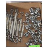 TURNBUCKLES, WIRE ROPE CABLE CLAMPS