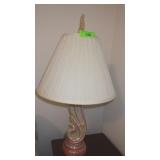 VTG LAMP W/ REPAIR (SEE PICS) **NICE FINIAL**>>>>>