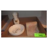 NAUGHTY BL- ASHTRAY. VASE, TOILET PAPER