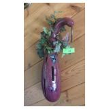 HAND-PINTED GOURD 19" LONG
