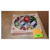 VINTAGE SHINY BRITE CHRISTMAS ORNAMENTS