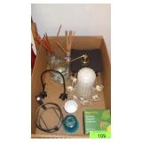 CANDLE SNUFFER, CANDLES, CANDLE HOLDERS, EASEL,ETC