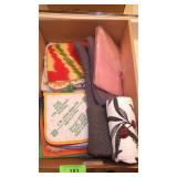 DISH TOWELS, CROCHETED HOT PADS, OVEN MITTS, >>>>