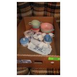 VINTAGE HOLLY HOBBIE PLAY CUPS, PLATES, POTS, ETC>