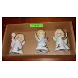 VINTAGE HOMCO CHRISTMAS ANGELS