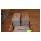 5 SANDVIK ROCK TOOLS PLASTIC TOOL BOXES (EMPTY)