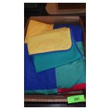 VTG KIDS MAT OR BLANKET W/ PILLOWCASE