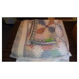 85" X 82" ARCH QUILT W/ 1 SHAM
