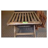 FOLDING PATIO TABLE (19" X 19" X 17")