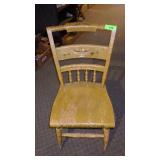 VTG STENCILED CHAIR
