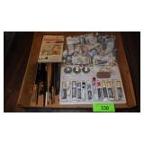 ASST VTG ACRYLIC & WATERCOLOR PAINTS, ASST>>>