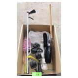 BBER, ROPE, CLOTHES BRUSH, DUSTER, CASTERS, ETC