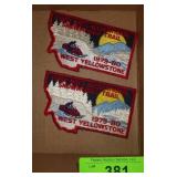 1979-80 WEST YELLOWSTONE SNOWMOBILE TRAIL PATCHES