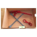 CHAIN BINDER, SWL1T HOOK, TIRE WRENCH