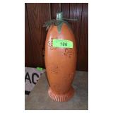 14" METAL PUMPKIN TEALIGHT HOLDER  (MATCHES #63)